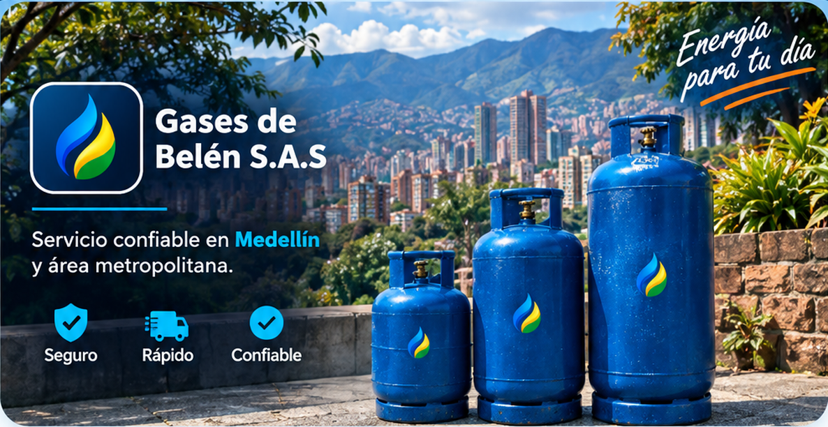 Gases de Belén - servicio confiable en Medellín